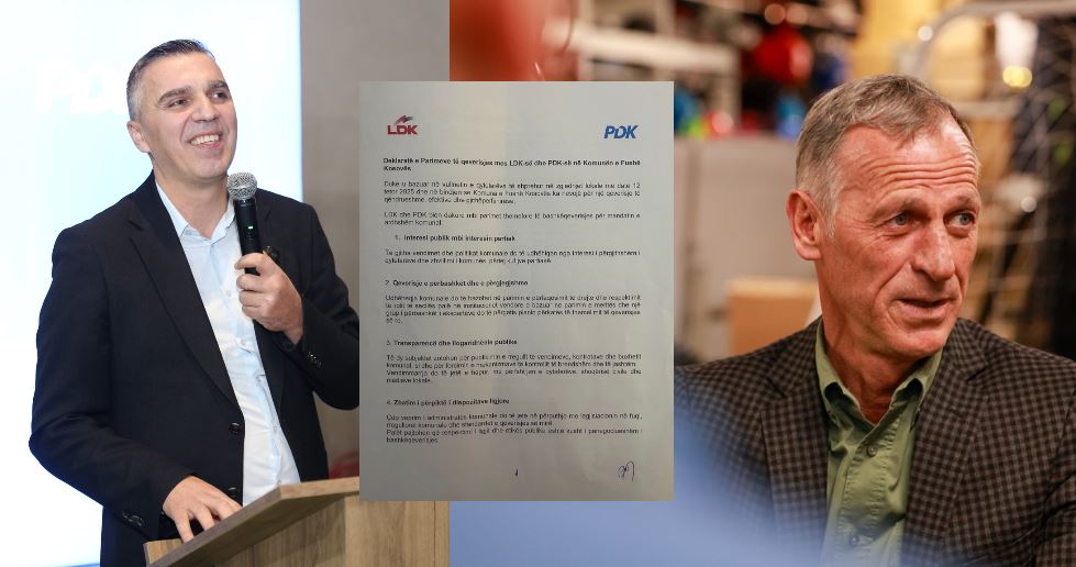 Publikohet marrëveshja mes LDK-së dhe PDK-së në Fushë Kosovë