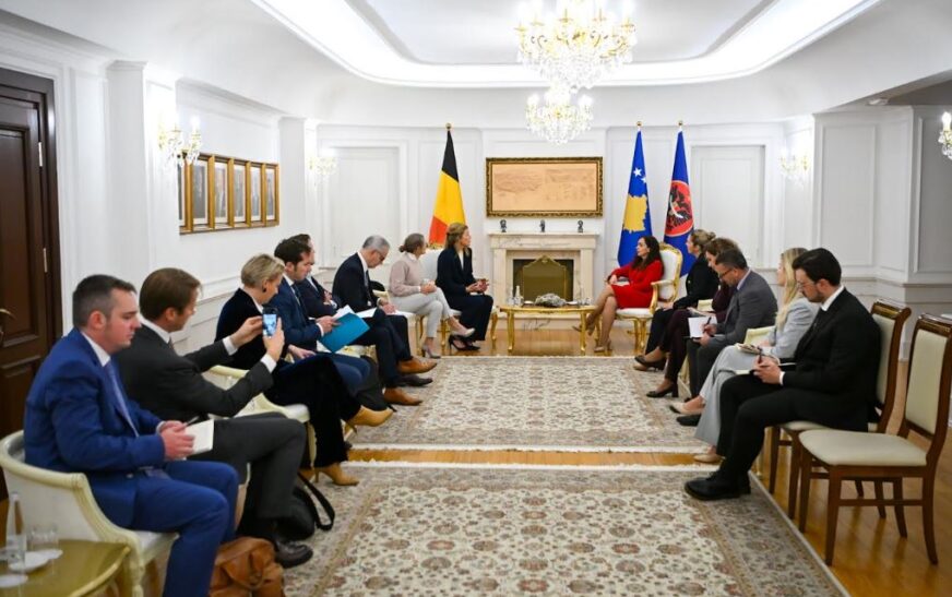 Osmani pas takimit me ministret belge: Heqja e masave të BE-së duhet të ndodh sa më shpejtë