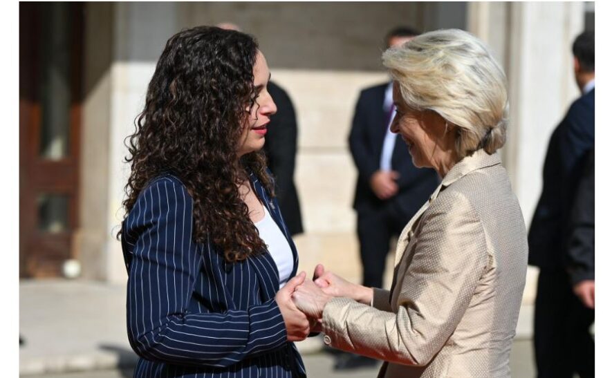 Osmani pas takimit me Von der Leyen: Kosova është gati të ecë përpara drejt BE-së