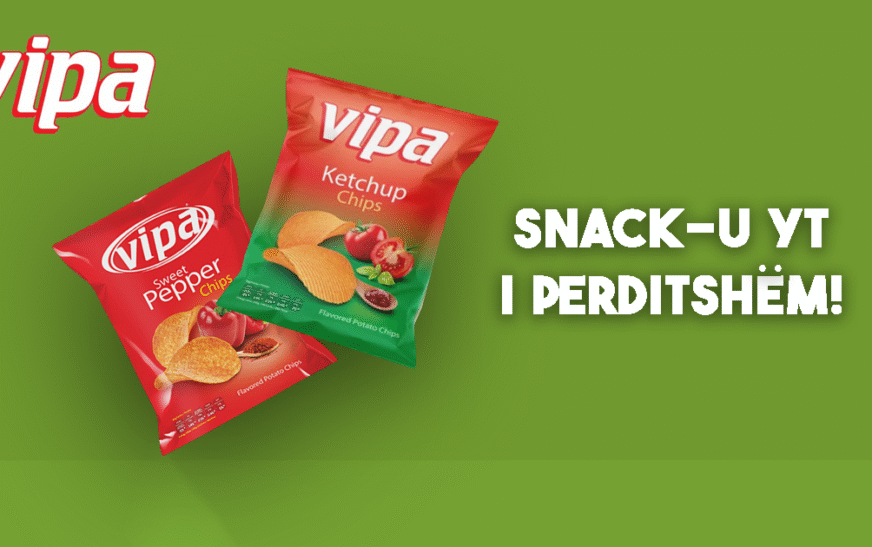 Vipa Chips bashkëudhëtari yt në çdo ditë plot energji!