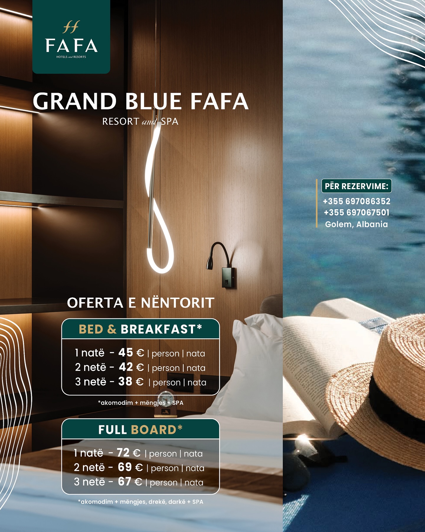 Ofertë që s’duhet humbur – Grand Blue Fafa Resort & Spa