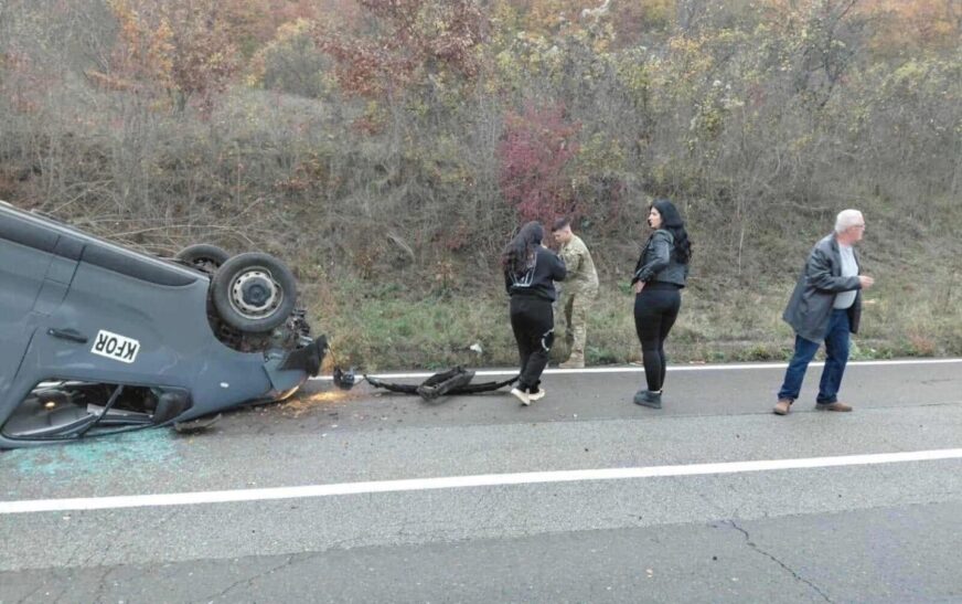 Aksidentohet automjeti i KFOR-it në rrugën Mitrovicë – Leposaviq