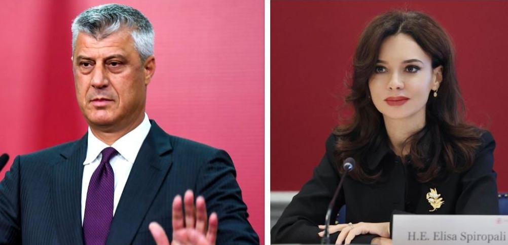 Spiropali viziton sot Thaçin në Hagë