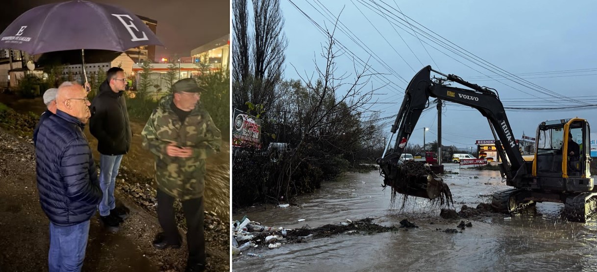 Stabilizohet situata në Gjilan, pas reshjeve të shiut
