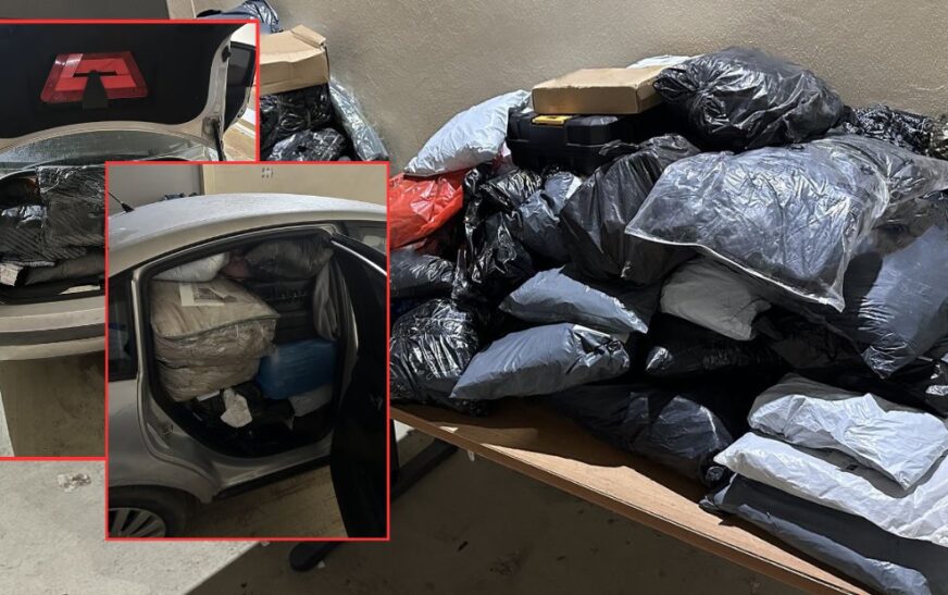 Dogana kap mallra të padeklaruara në Vërmicë, vlera rreth 8 mijë euro