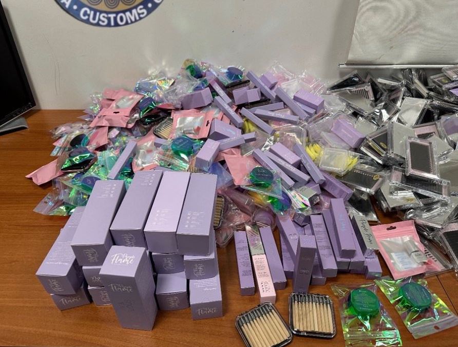 Dogana në Merdarë, ndalon produkte kozmetike të padeklaruara