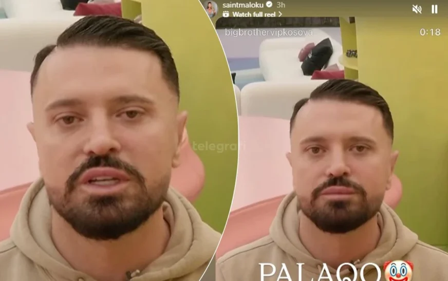 Labinot Rexha flet me kamerat, Santiana Maloku reagon ashpër duke e quajtur ‘Palaço’