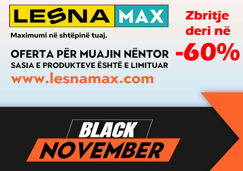 Black November – Muaji i zuper zbritjeve që nuk duhet humbur