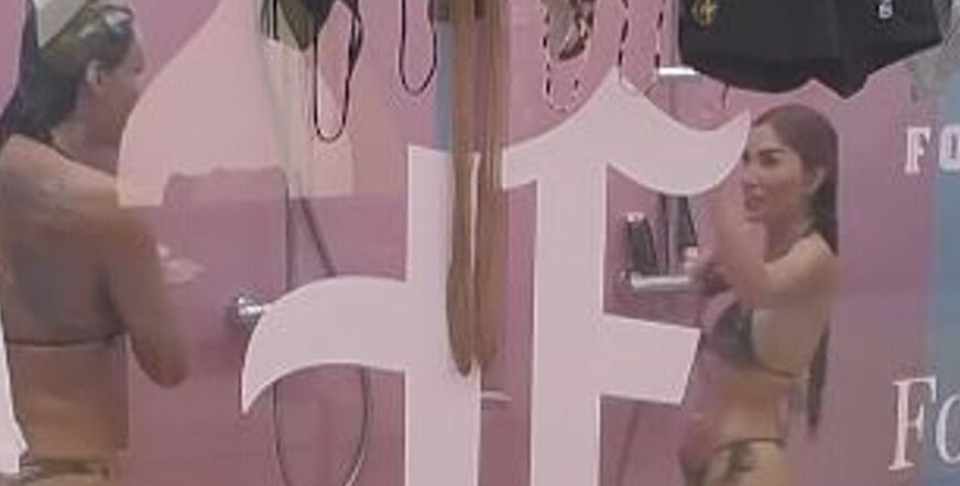 Natën vonë, Linda e Bia me lëvizje provokuese në dush