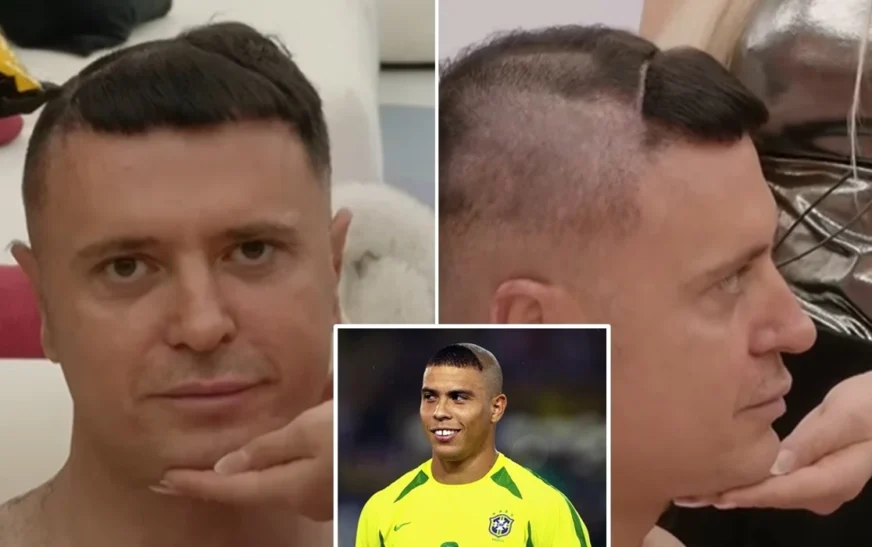 “Ronald i Big Brother?”, Labinot Rexha qethi flokët në stilin e legjendës së futbollit