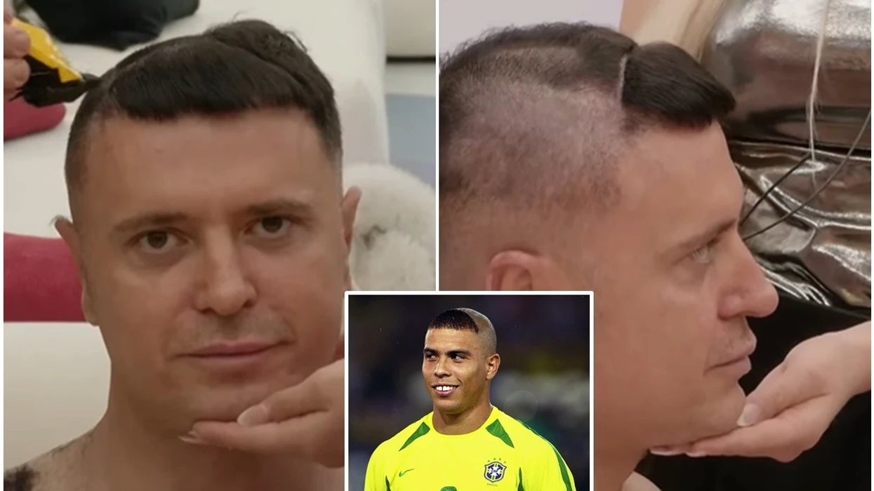 “Ronald i Big Brother?”, Labinot Rexha qethi flokët në stilin e legjendës së futbollit