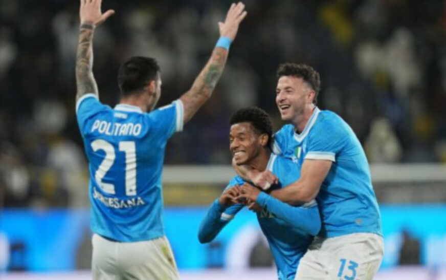 Amir Rrahmani e Napoli e fitojnë Superkupën e Italisë, pas triumfit ndaj Bolognas