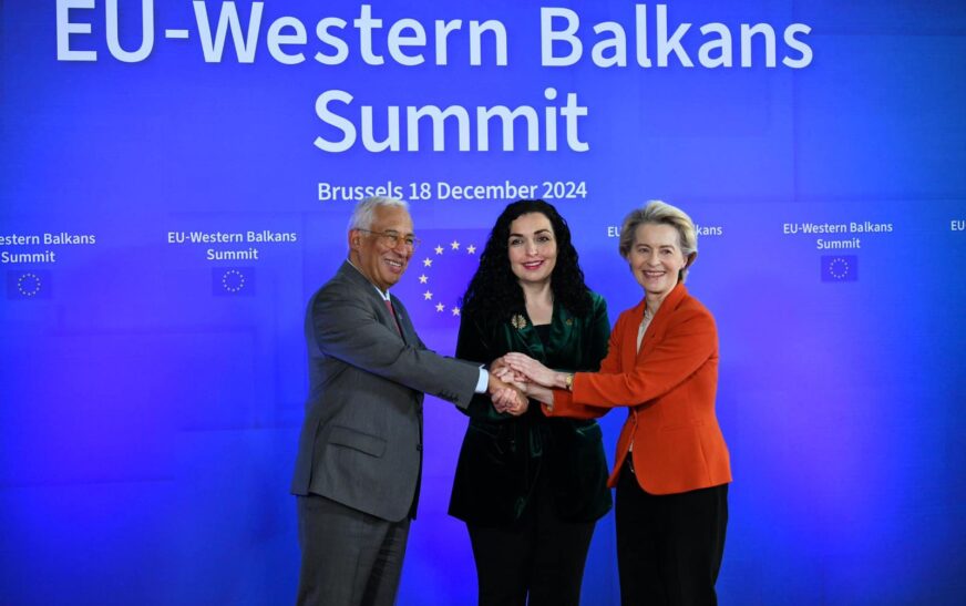 Osmani udhëton në Bruksel, përfaqëson Kosovën në Samitin e Liderëve BE-Ballkan Perëndimor