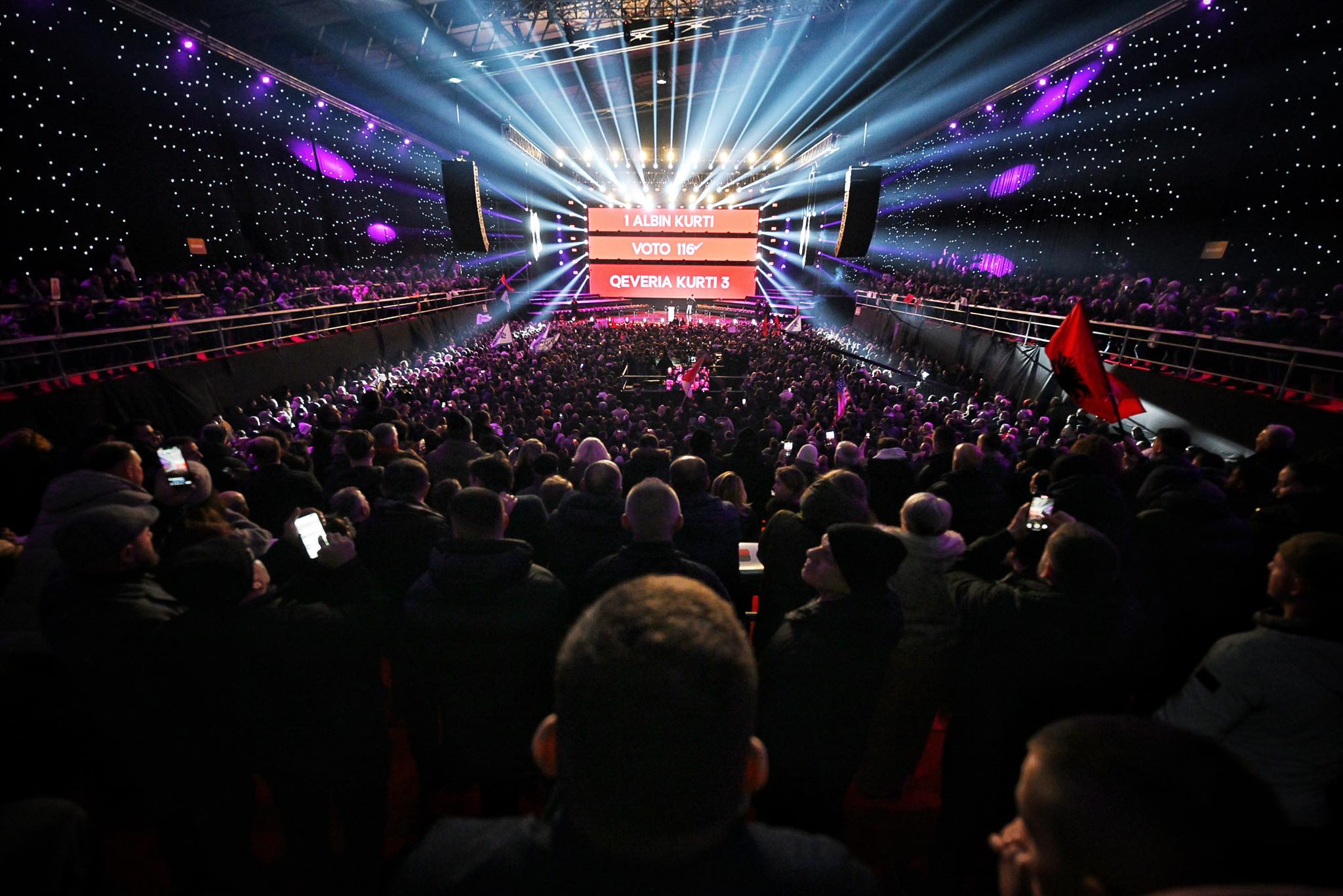 LVV-ja mbyll fushatën elektorale