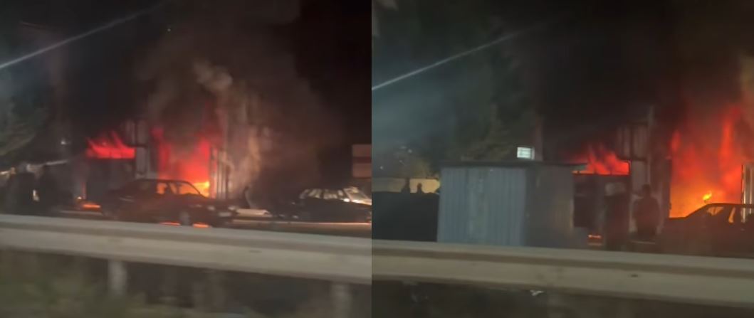 Digjet një objekt në Mitrovicë të Jugut, policia në vendngjarje