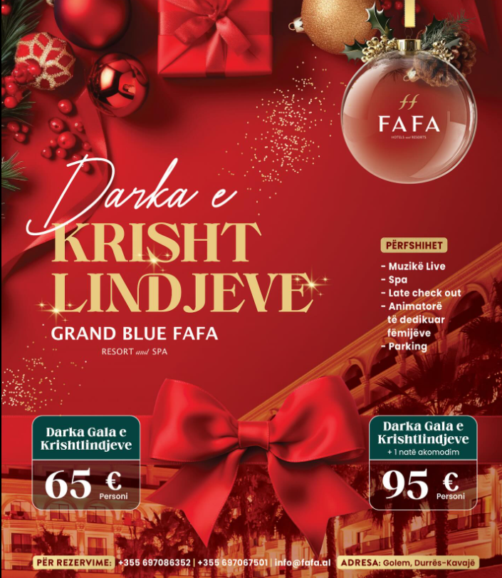 Magjia e festave ju pret në Grand Blue FAFA!