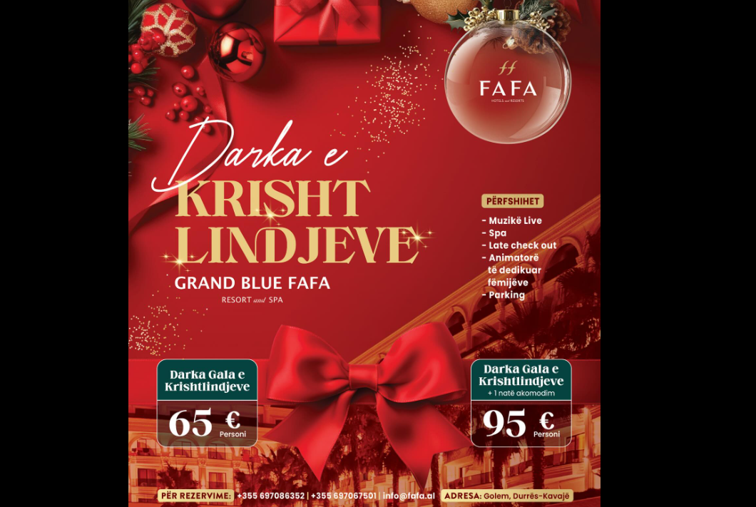 Magjia e Krishtlindjeve merr jetë në Grand Blue FAFA