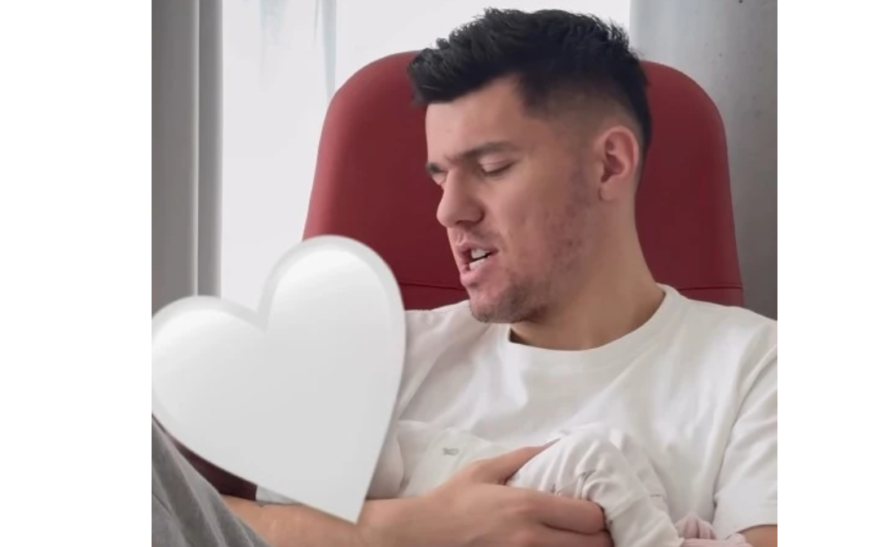 Vesa Vllasaliu publikon videon e parë të Mirlind Dakut me vajzën e tyre