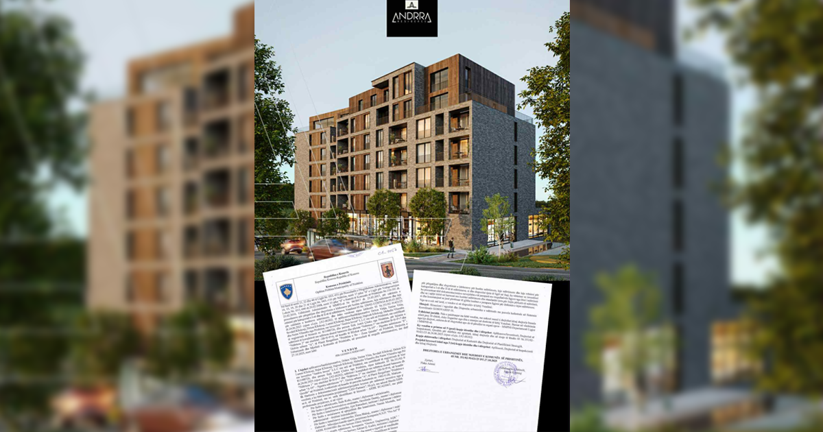 ‘Andrra Invest’ siguron lejen e ndërtimit për projektin ekskluziv ‘ANDRRA’ në Prishtinë