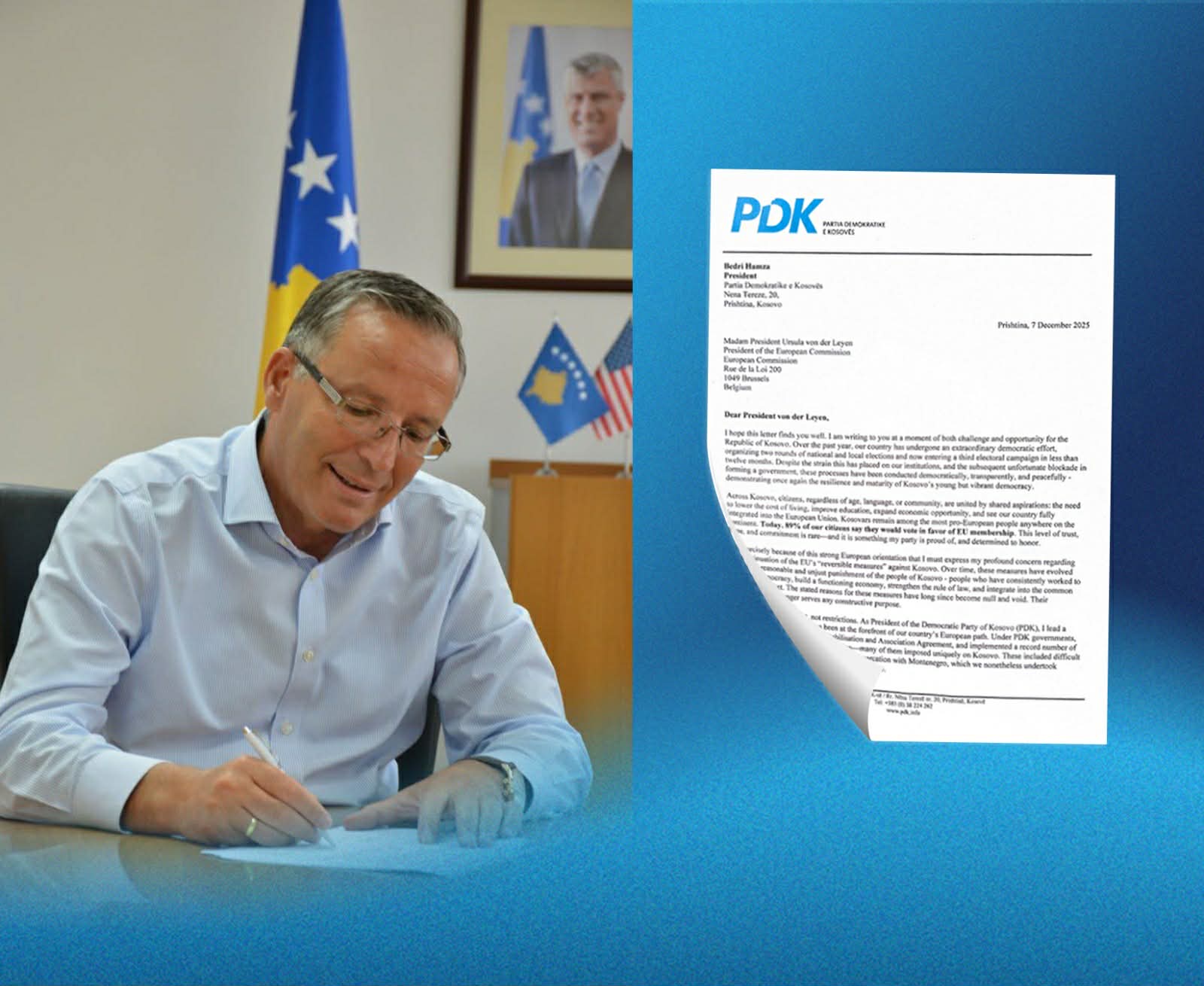 Bedri Hamza kërkon largimin e sanksioneve, ia përmend BE-së edhe Gjykatën Speciale