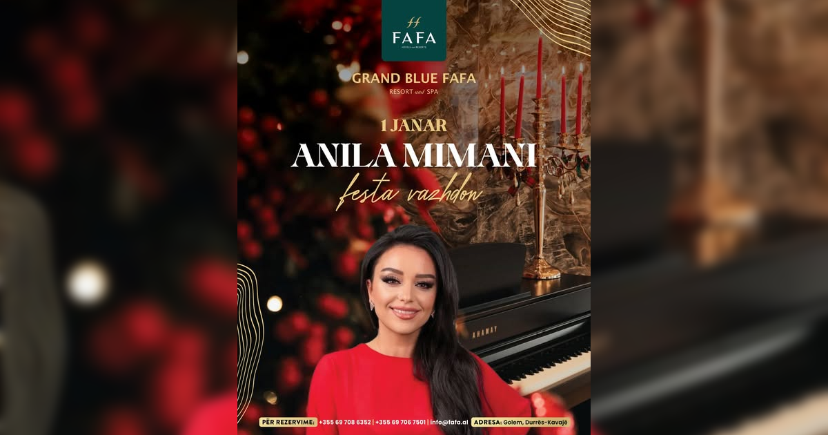 Viti i Ri nis me muzikë dhe elegancë: Anila Mimani live në Grand Blue Fafa