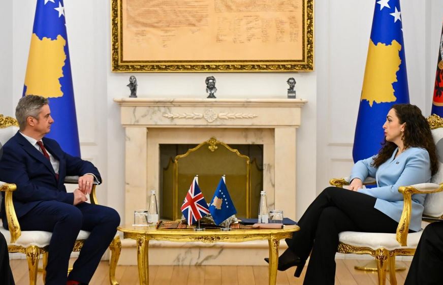 Presidentja dhe Hargrevaes flasin për zgjedhjet dhe marrëveshjen strategjike Kosovë-Britani