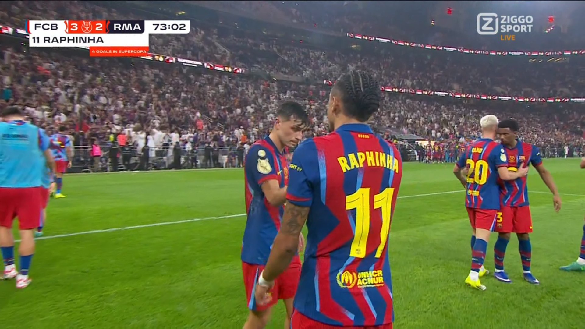 GOOOOOL! Raphinha shënon sërish ndaj Real Madridit