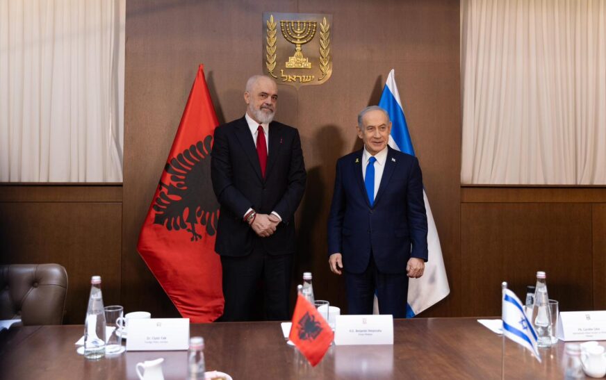 Edi Rama takohet me Benjamin Netanyahu në Izrael