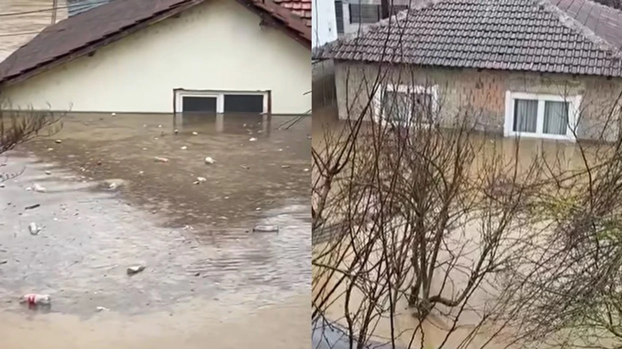 Uji arrin deri te dritaret, disa zona të Gjakovës nën ujë
