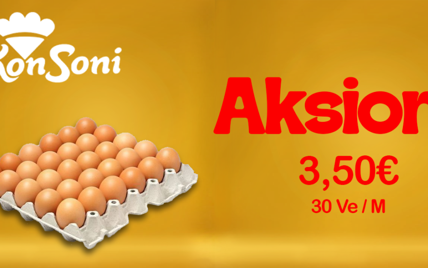 Super Aksion nga KonSoni – 30 Vezë vetëm 3.50