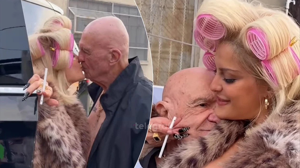 Bebe Rexha puth në buzë një burrë të moshuar, në klipin e këngës “Çike Çike”