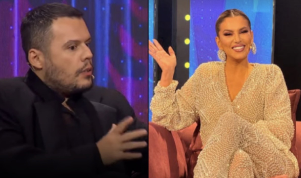 Valdrin Sahiti shkrihet së qeshuri me Leonora Jakupin