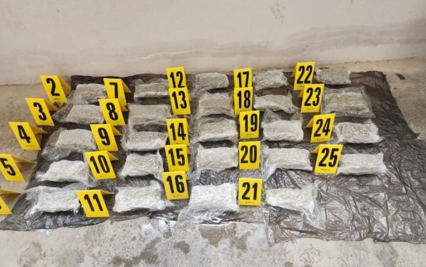 Kapen 7 kilogramë drogë në Merdarë, prangoset një i dyshuar