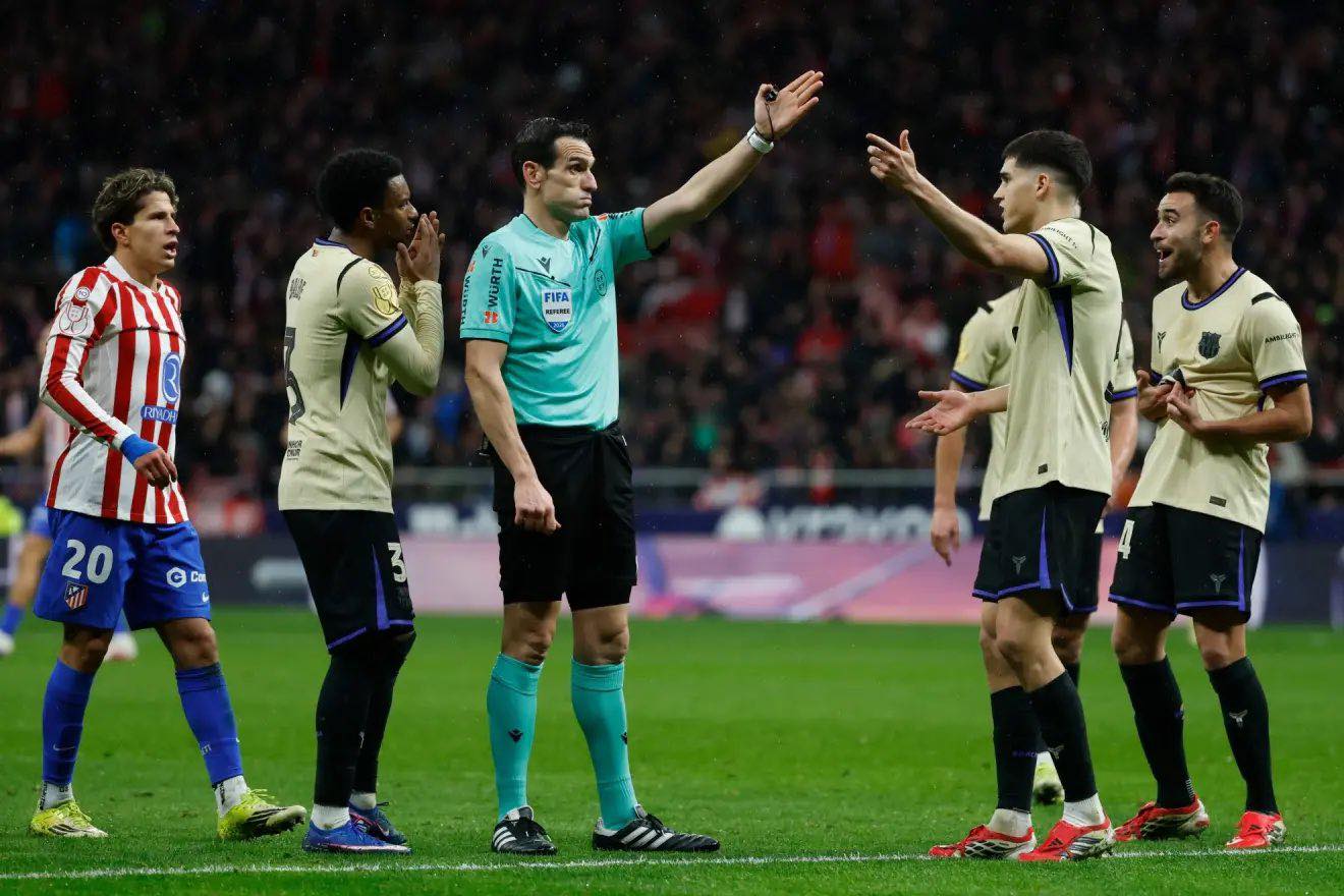 Barcelona do të bëj ankesë ndaj gjyqtarit të ndeshjes ndaj Atletiko Madridit