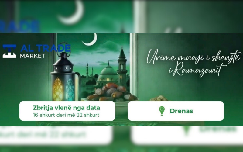 Oferta e Ramazanit në Drenas, zbritje speciale për familjet