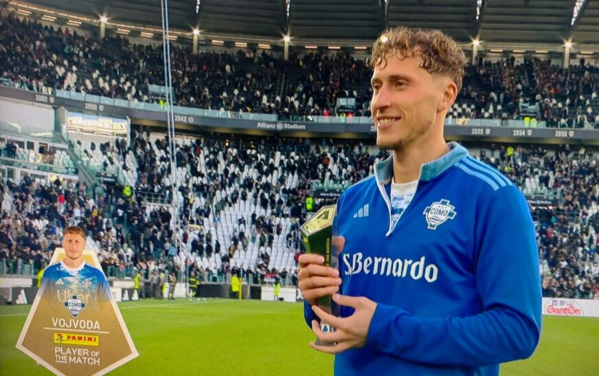 E mposhti Juventusin e madh, Vojvoda shpallet njeriu i ndeshjes