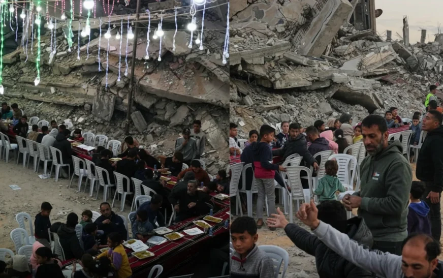 Ramazani në Gaza, palestinezët bëjnë iftar mes rrënojave dhe shpresës