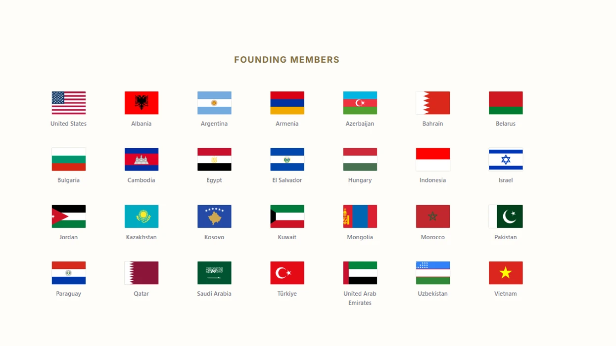 Bordi i Paqes lanson faqen zyrtare, Kosova dhe Shqipëria si shtete themeluese me flamujt e tyre