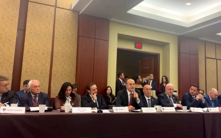Enver Hoxhaj mban fjalim në Kongresin Amerikan, kërkon anëtarësimin e Kosovës në NATO