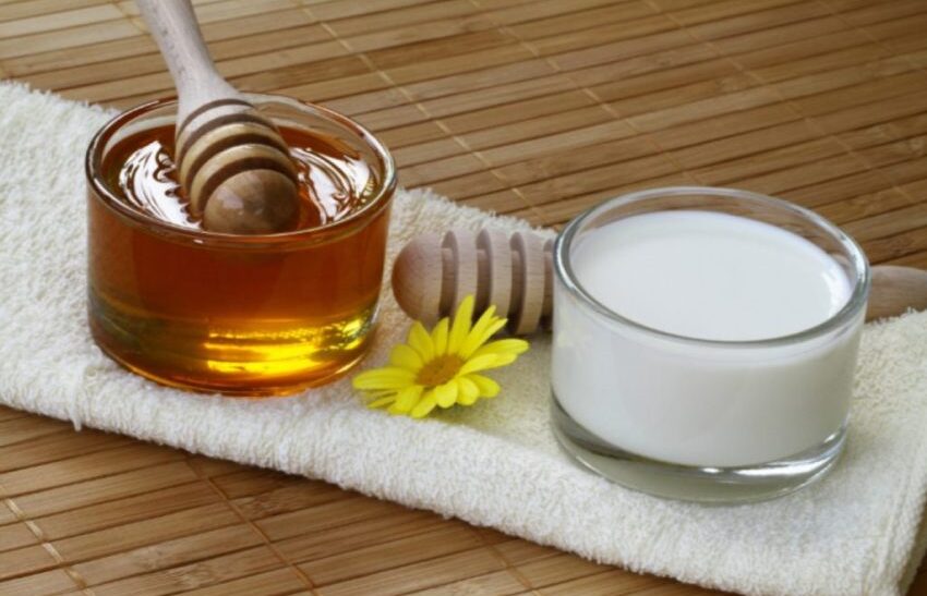 Shtatë përfitimet shëndetësore nga mjalti me qumësht