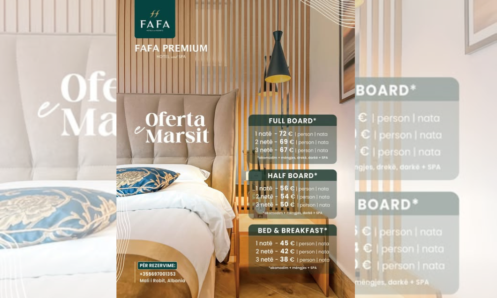 ranvera Fillon me Relaks: Zbulo Magjinë e Fafa Premium Hotel & Spa