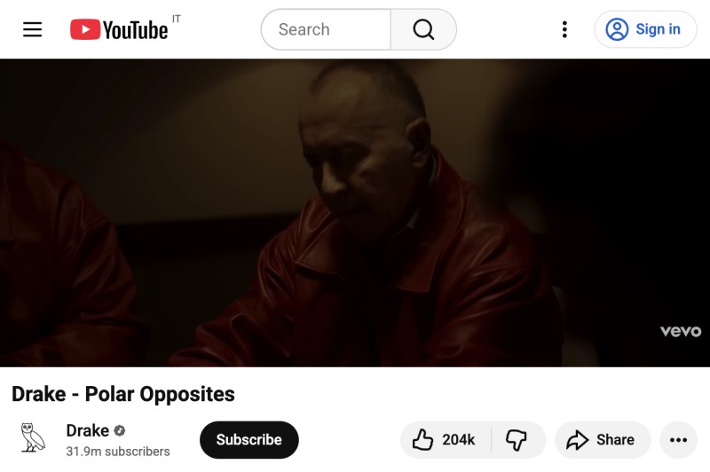 Kosovari i dënuar për vjedhje në bankë, pjesë e videoklipit të Drake