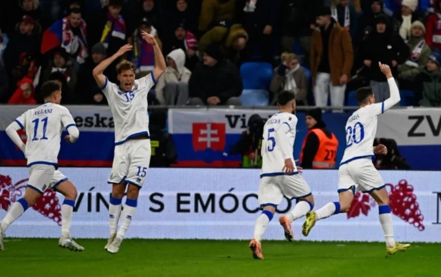 Kosova kalon në epërsi, Florent Muslija shënon gol spektakolar