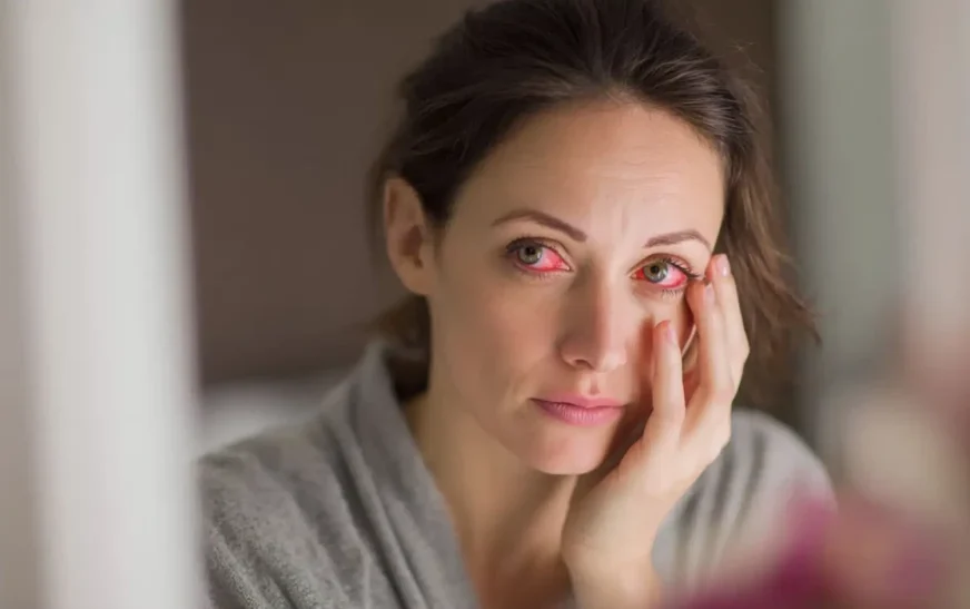 Sytë e skuqur pas zgjimit: Kur është normale dhe kur duhet shqetësuar