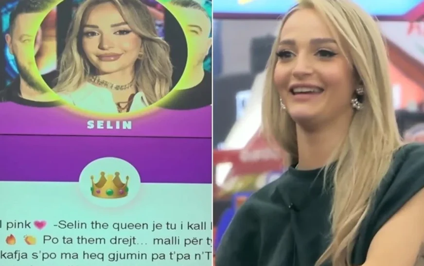 “Të dua shumë”, Selin merr mesazh të veçantë nga DJ Gimbo në Big Brother