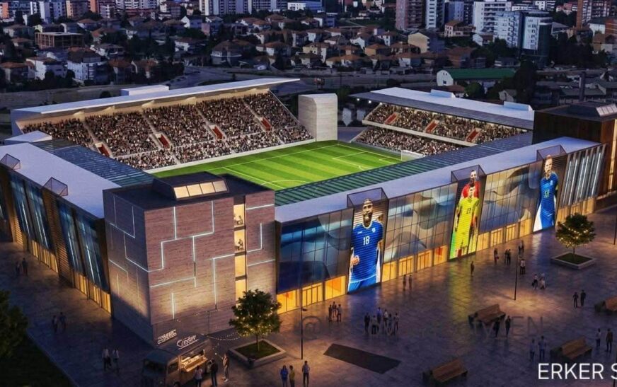 Erker Studio me ide të re për “Fadil Vokrrin” – propozohet transformim i stadiumit