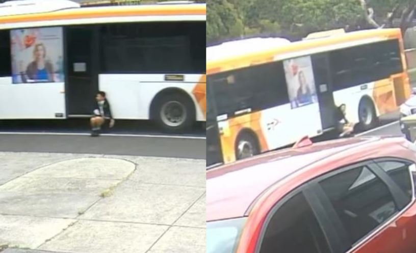 Nxënësi bllokohet në derën e autobusit, tërhiqet zvarrë gjatë lëvizjes (VIDEO)