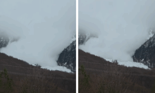 ‘‘Kujdes, shmangni zonat e rrezikshme’’- Ortek bore në Valbonë (VIDEO)