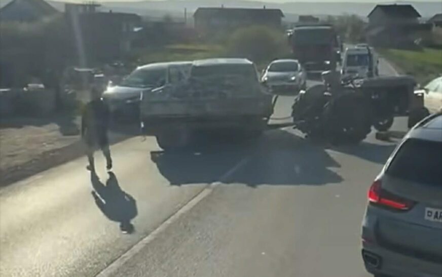 Aksident trafiku në Rixhevë të Klinës, një i lënduar