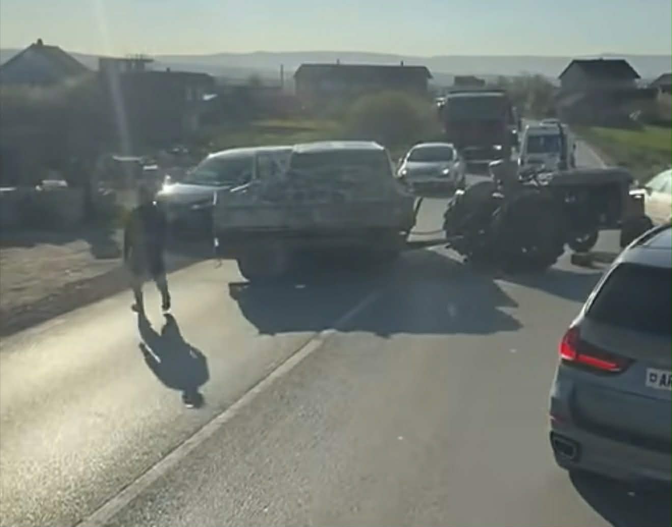 Aksident trafiku në Rixhevë të Klinës, një i lënduar